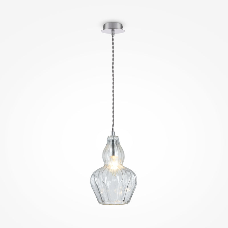 Eustoma Suspension luminaire argenté