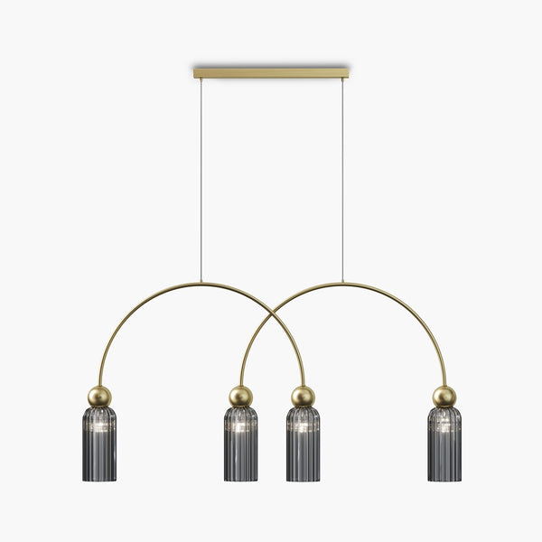 Antic Suspension luminaire doré