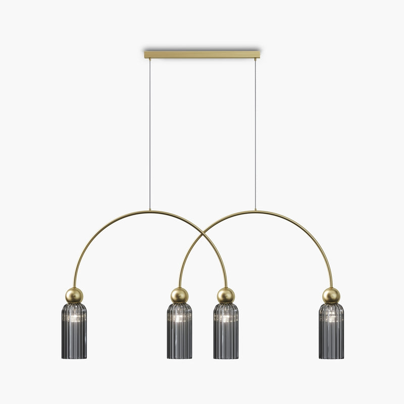 Antic Suspension luminaire doré