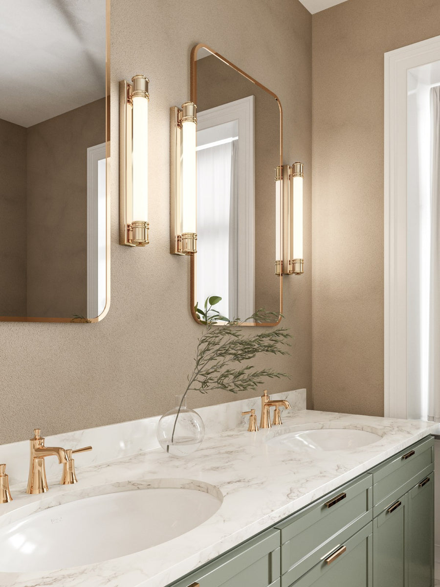 Applique murale LED Omi 60, verre, IP44
