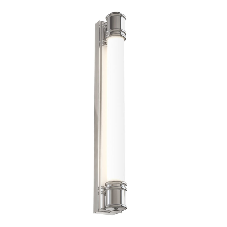 Applique murale LED Omi 60 chromée, verre, IP44