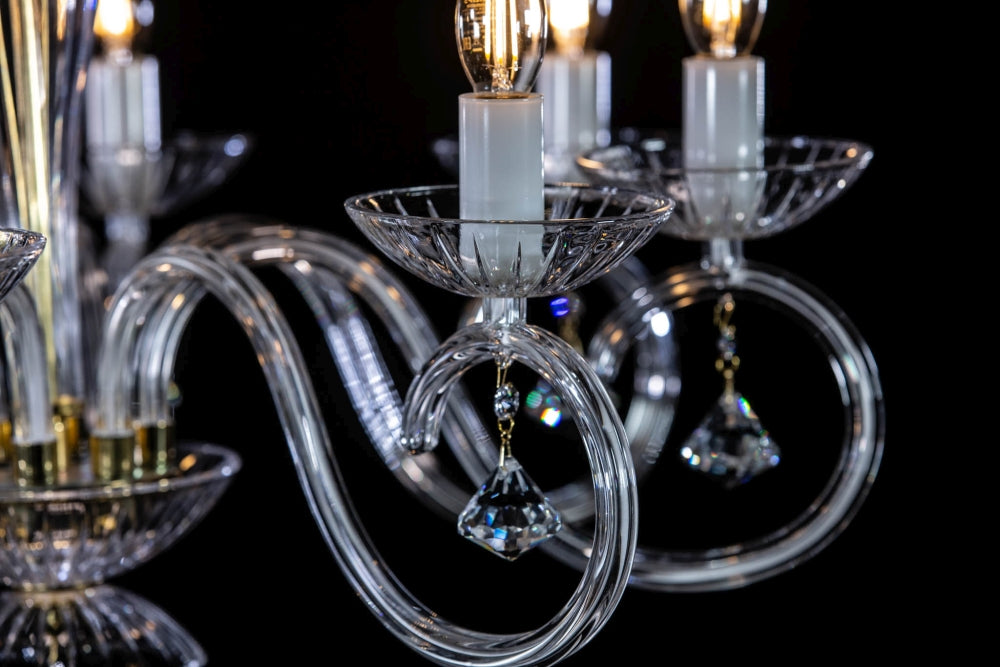 Lustre en verre transparent EL2248023