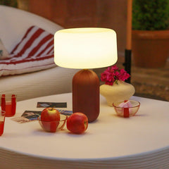 Lampe à poser solaire Phoebe 40, style Art déco