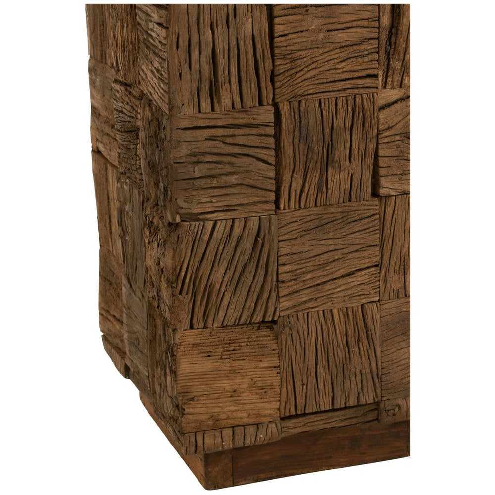 Pilier Bois Recyclé Naturel Moyen - Designix