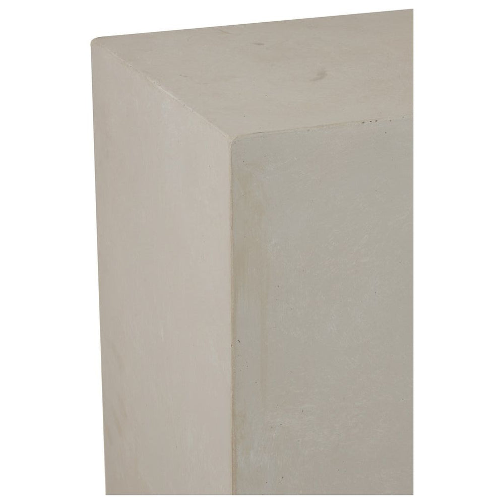 Pilier Haut Rectangle Beige Argile - Designix