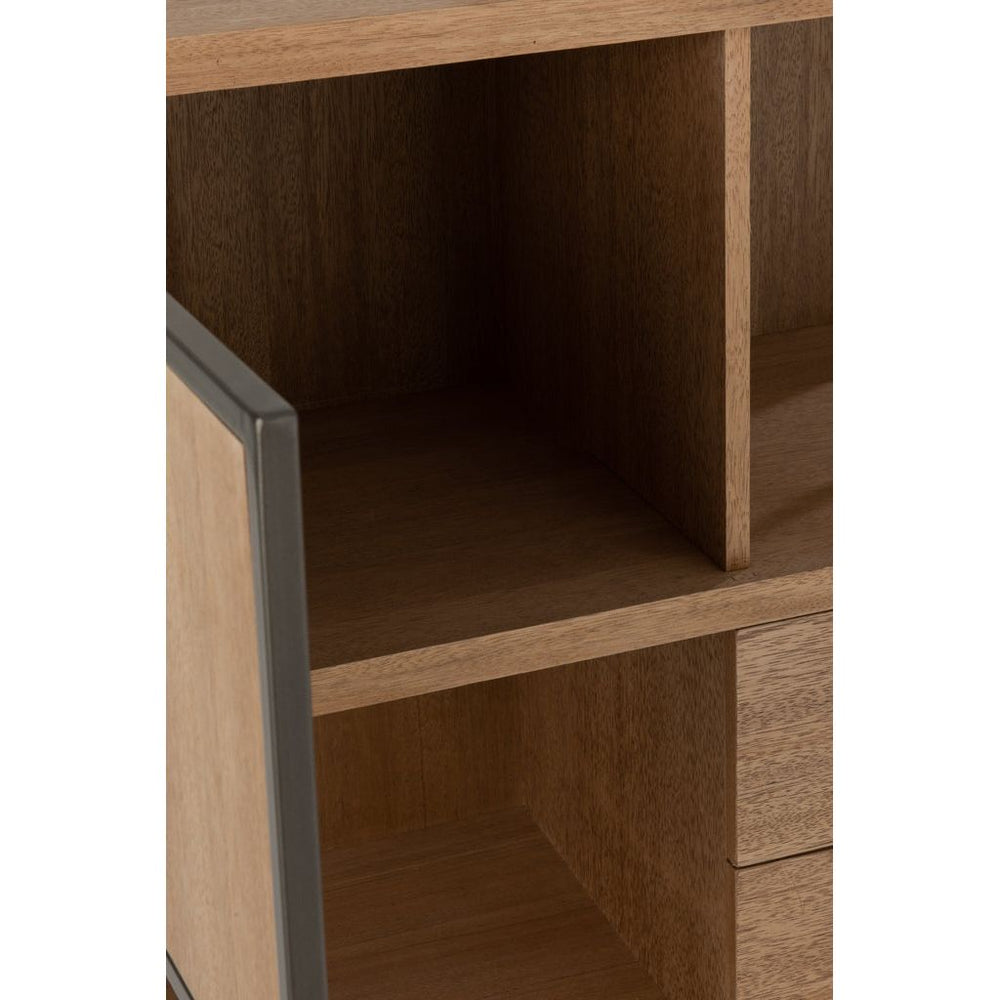 Placard Bois Métal Compartiments Différents - Designix