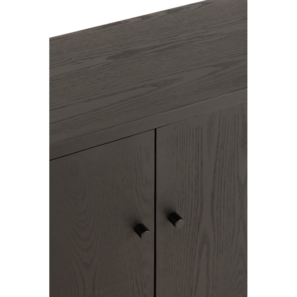 Placard Bois Métal Noir