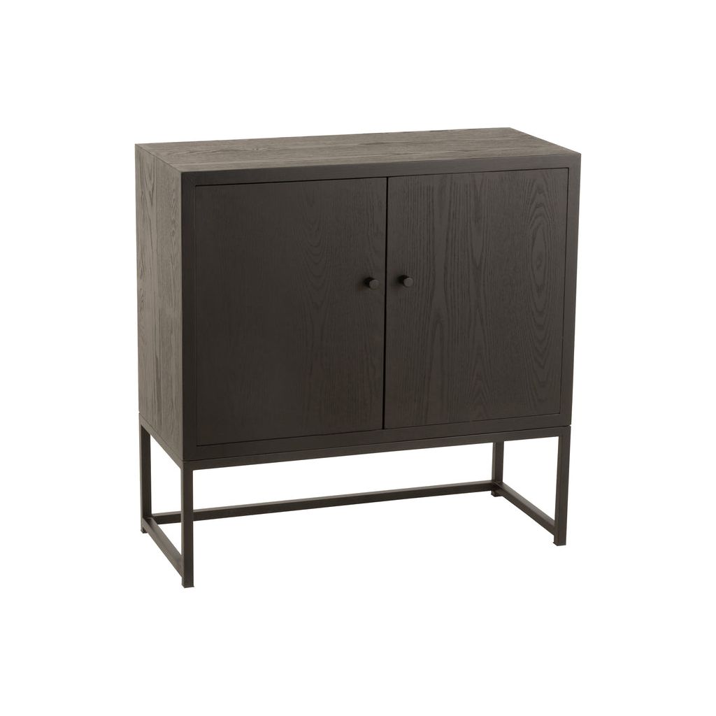 Placard Bois Métal Noir - Designix