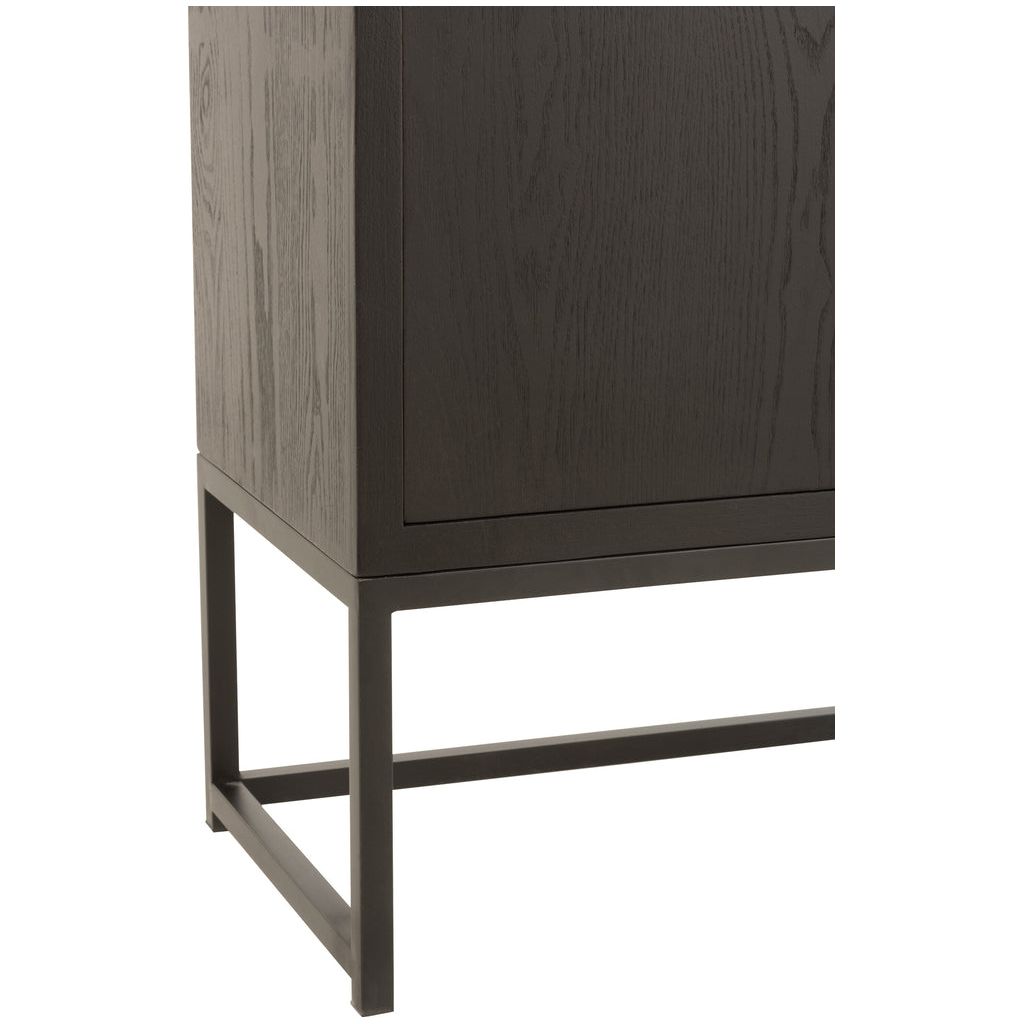 Placard Bois Métal Noir - Designix