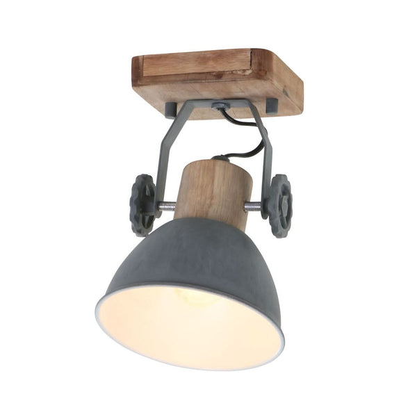 Plafonnier Industriel Gris Gearwood