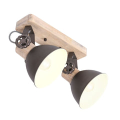 Plafonnier Industriel Anthracite Gearwood