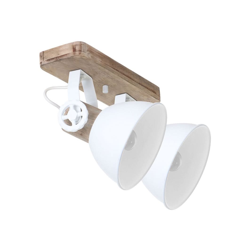 Plafonnier Industriel Blanc Pivotant