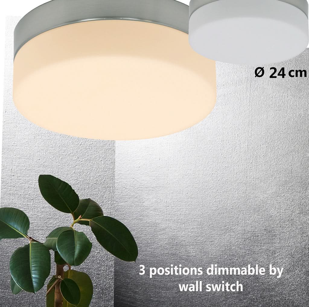 Lampe de plafond Ikaro 1363ST en acier. | Designix - - https://designix.fr