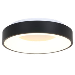 Plafonnier Noir Moderne Ringlede 48cm