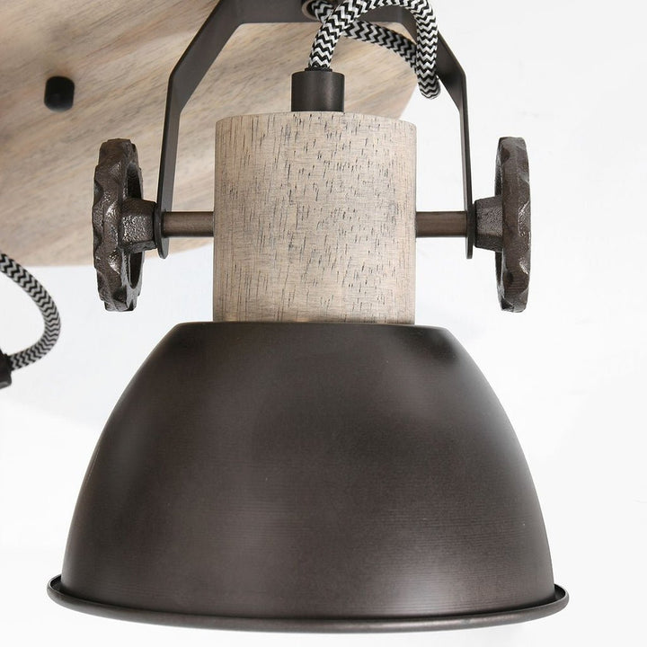 Plafonnier Anthracite Ronde | Rira - Designix Plafonnier