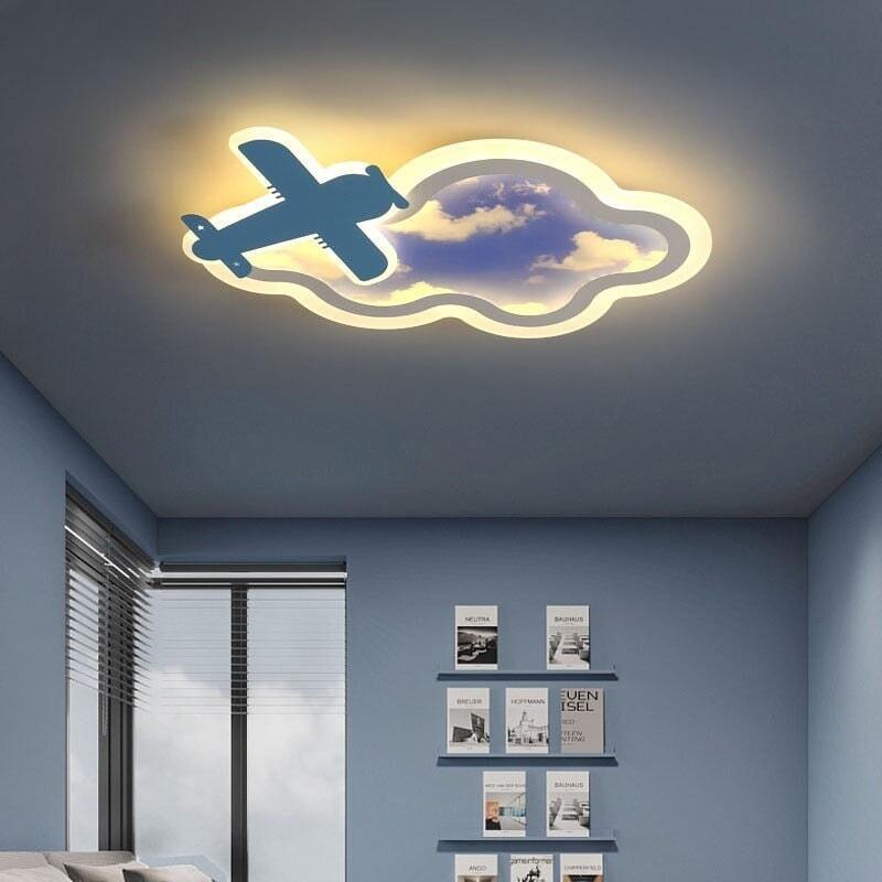 Plafonnier Avion Chambre | AeroLumière - Designix Plafonnier Avion Gauche Variable