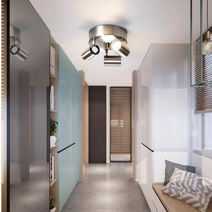 Plafonnier Contemporain | Ural - Designix Plafonnier Argent