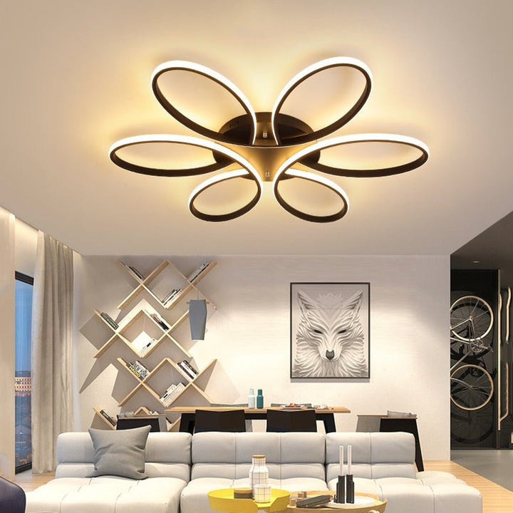 Plafonnier Design LED | Lare - Designix Plafonnier Noir 75 cm