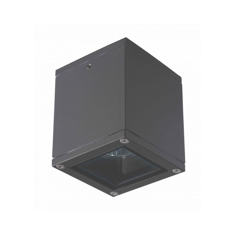 Plafonnier Exterieur ZAMBELIS GU10 IP65 DESIGN Graphite Sans Source E269