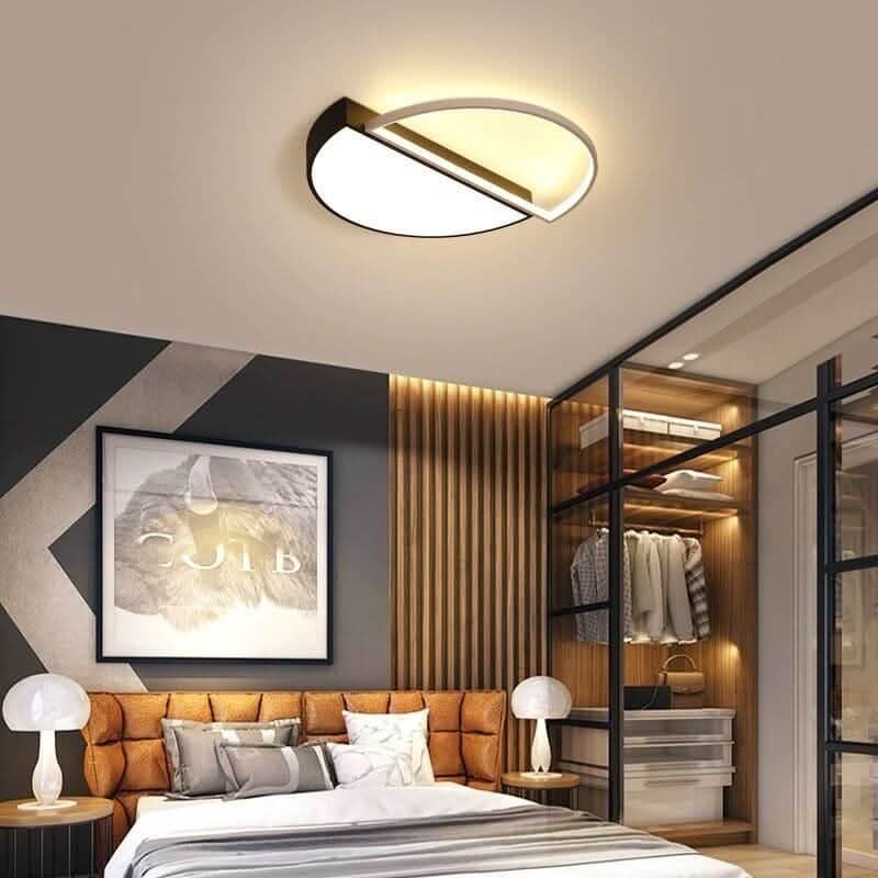Plafonnier LED Chambre | Pira - Designix Plafonnier Blanc 45 cm