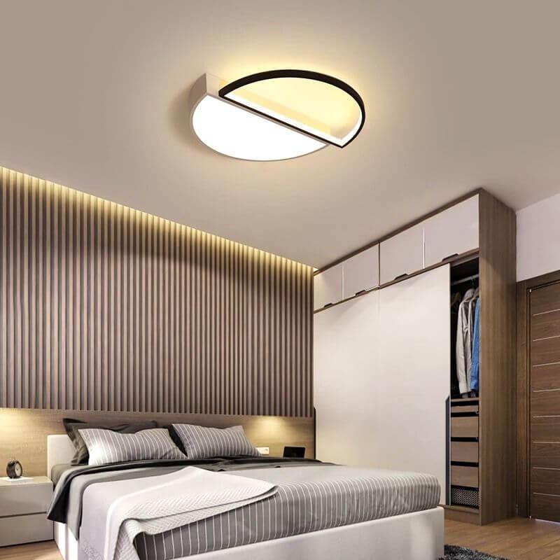 Plafonnier LED Chambre | Pira - Designix Plafonnier Blanc 45 cm