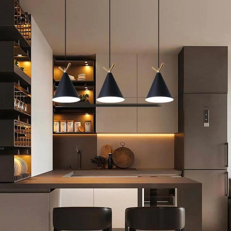 Plafonnier LED Cuisine | Tora - Designix Plafonnier Noir