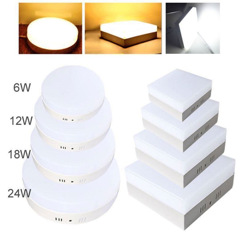 Plafonnier LED Design Moderne | Brise - Designix Plafonnier Blanc chaud 6W Carré