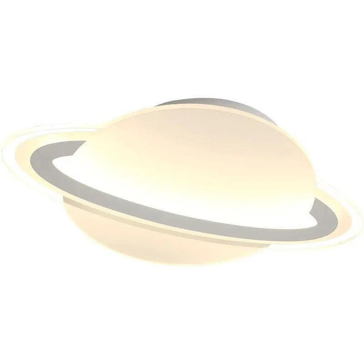 Plafonnier LED Enfant Planète | Quartz - Designix Plafonnier Blanc Chaud L 30 x W 20cm
