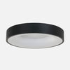 Plafonnier led noir, anneau design Ø 38 cm à variateur pour salon | Ringlede