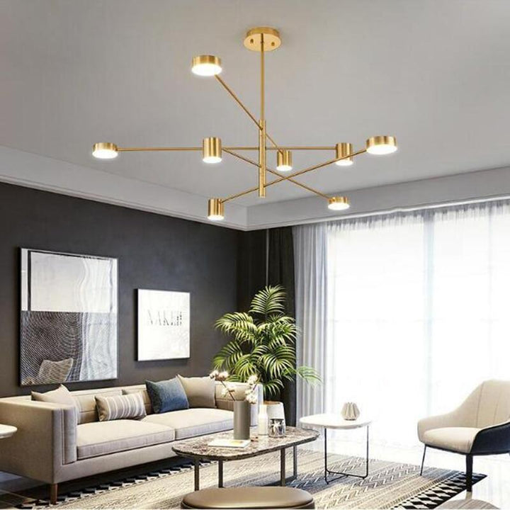Plafonnier Lustre | Wira - Designix Lustre Or