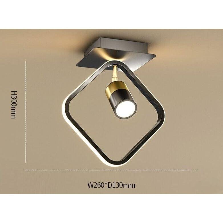 Plafonnier Moderne | Elega Glow - Designix Plafonnier Carré Blanc Chaud