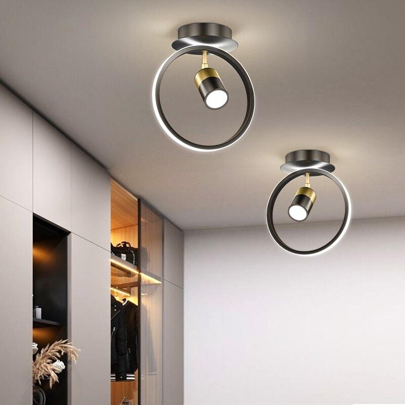 Plafonnier Moderne | Elega Glow - Designix Plafonnier Rond Blanc Chaud