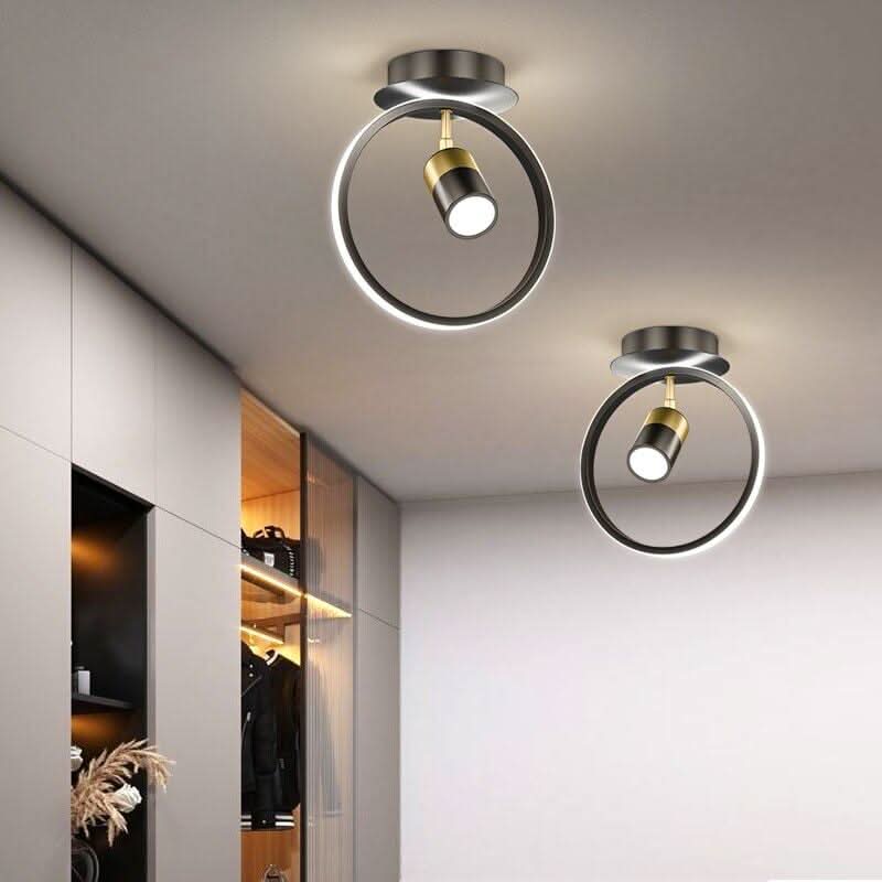 Plafonnier Moderne | Elega Glow - Designix Plafonnier Rond Blanc Chaud