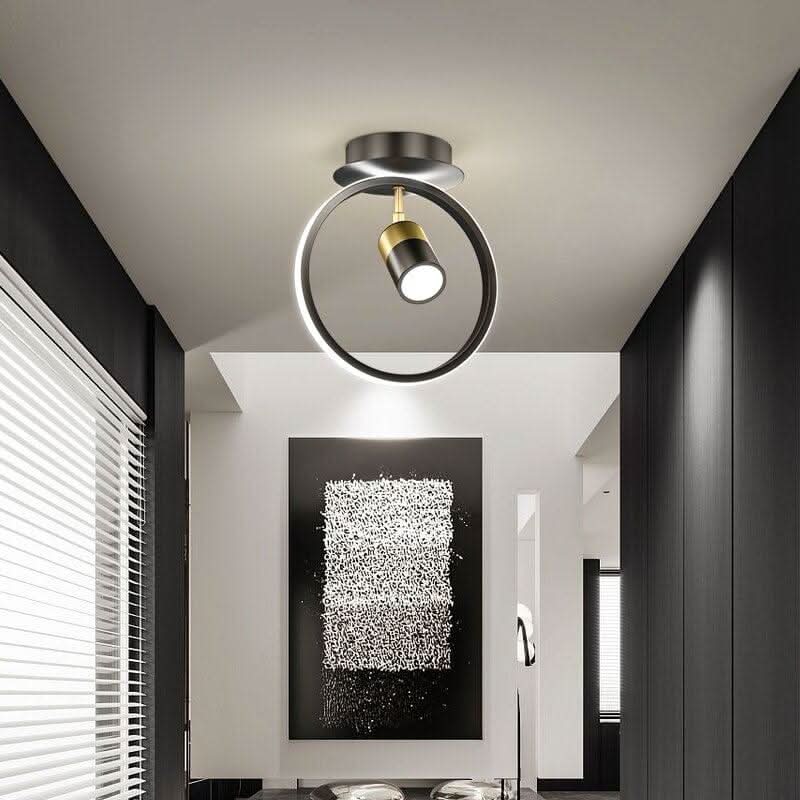 Plafonnier Moderne | Elega Glow - Designix Plafonnier Rond Blanc Chaud