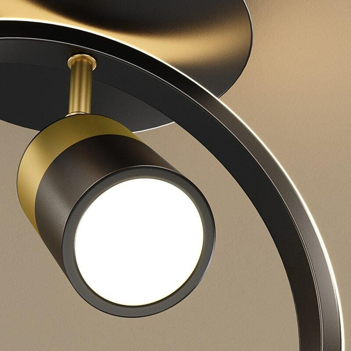 Plafonnier Moderne | Elega Glow - Designix Plafonnier Rond Blanc Chaud