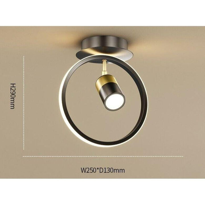 Plafonnier Moderne | Elega Glow - Designix Plafonnier Rond Blanc Chaud