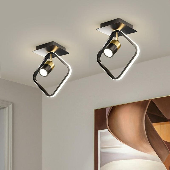Plafonnier Moderne | Elega Glow - Designix Plafonnier Rond Blanc Chaud