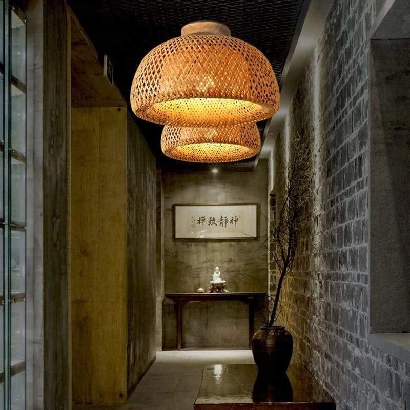 Plafonnier Naturel | Nilo - Designix Plafonnier Bambou