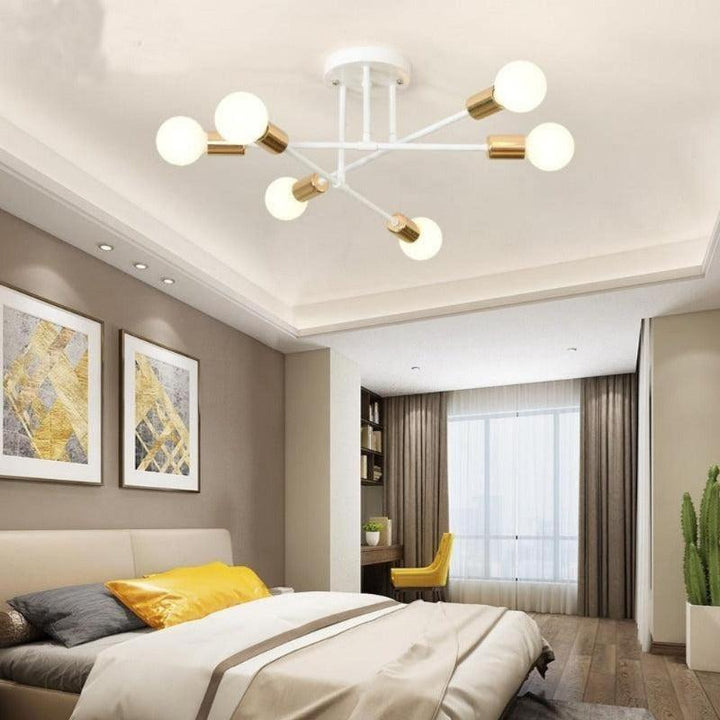 Plafonnier Rétro | Olen - Designix Plafonnier Blanc