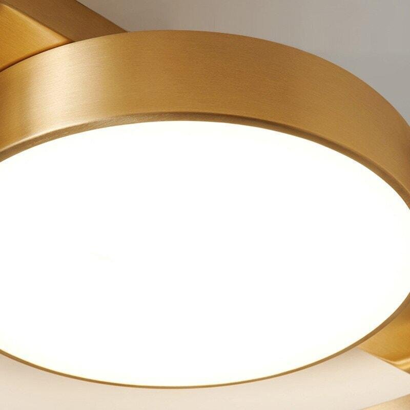 Plafonnier Rond | Halo Sculpt - Designix Plafonnier Avec lumière central | 35cm