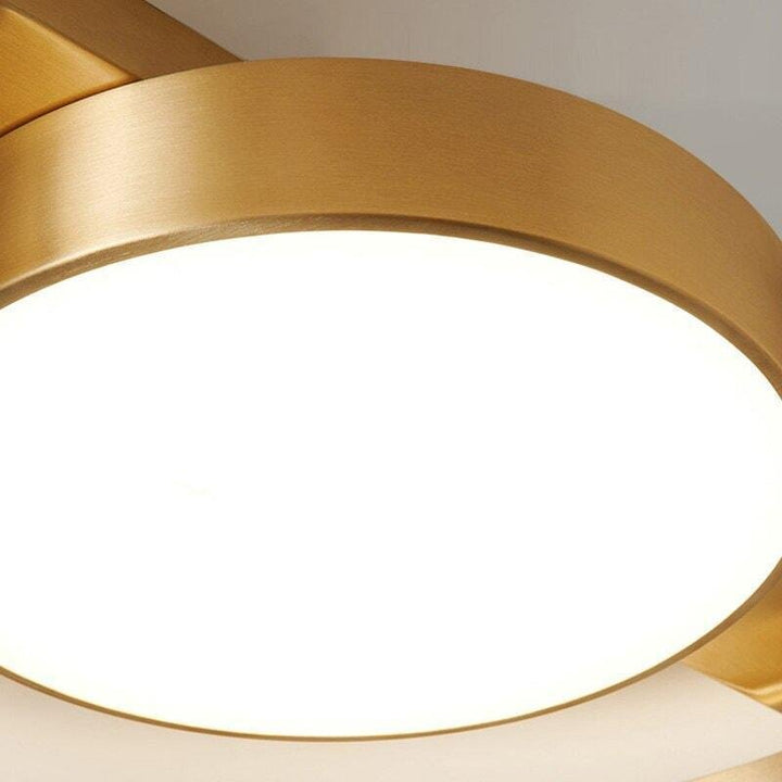 Plafonnier Rond | Halo Sculpt - Designix Plafonnier Avec lumière central | 35cm