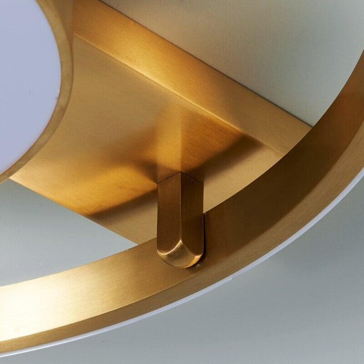 Plafonnier Rond | Halo Sculpt - Designix Plafonnier Avec lumière central | 35cm