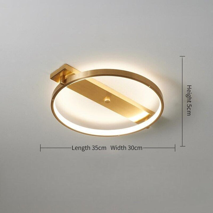 Plafonnier Rond | Halo Sculpt - Designix Plafonnier Sans lumière central | 35cm
