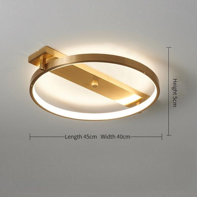 Plafonnier Rond | Halo Sculpt - Designix Plafonnier Sans lumière central | 45cm