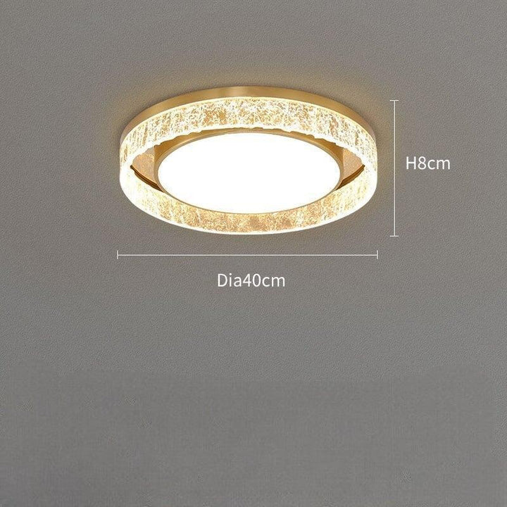 Plafonnier Rond | Odyssia Beam - Designix Plafonnier Diamètre 40cm Blanc Chaud