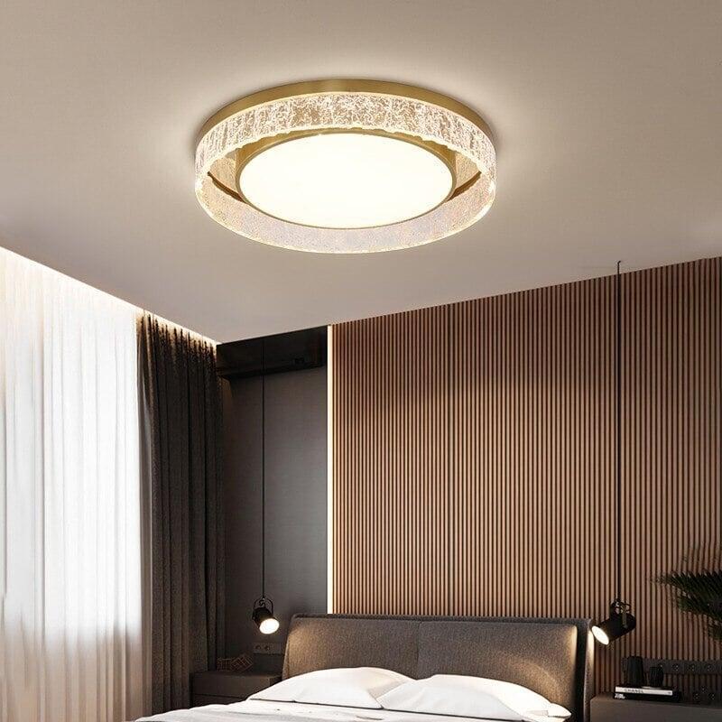 Plafonnier Rond | Odyssia Beam - Designix Plafonnier Diamètre 40cm Blanc Chaud