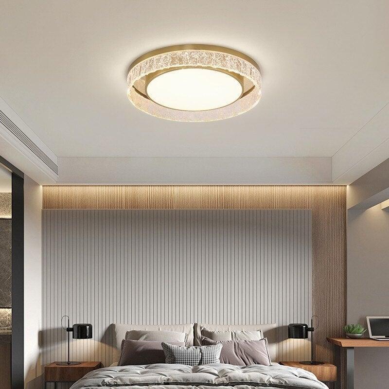 Plafonnier Rond | Odyssia Beam - Designix Plafonnier Diamètre 40cm Blanc Chaud