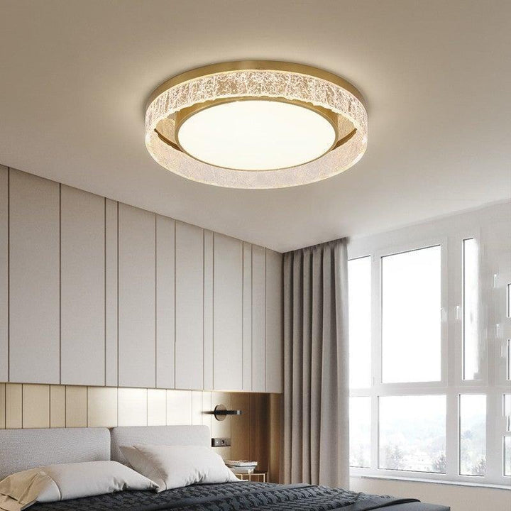 Plafonnier Rond | Odyssia Beam - Designix Plafonnier Diamètre 40cm Blanc Chaud