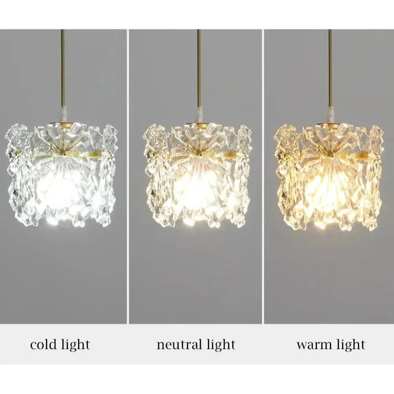 Plafonnier Suspendu LED | Cristal Élégance | Designix - Suspension luminaire - https://designix.fr/