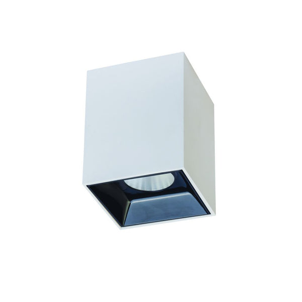 Plafonnier ZAMBELIS 10W  DESIGN Blanc et Noir S068